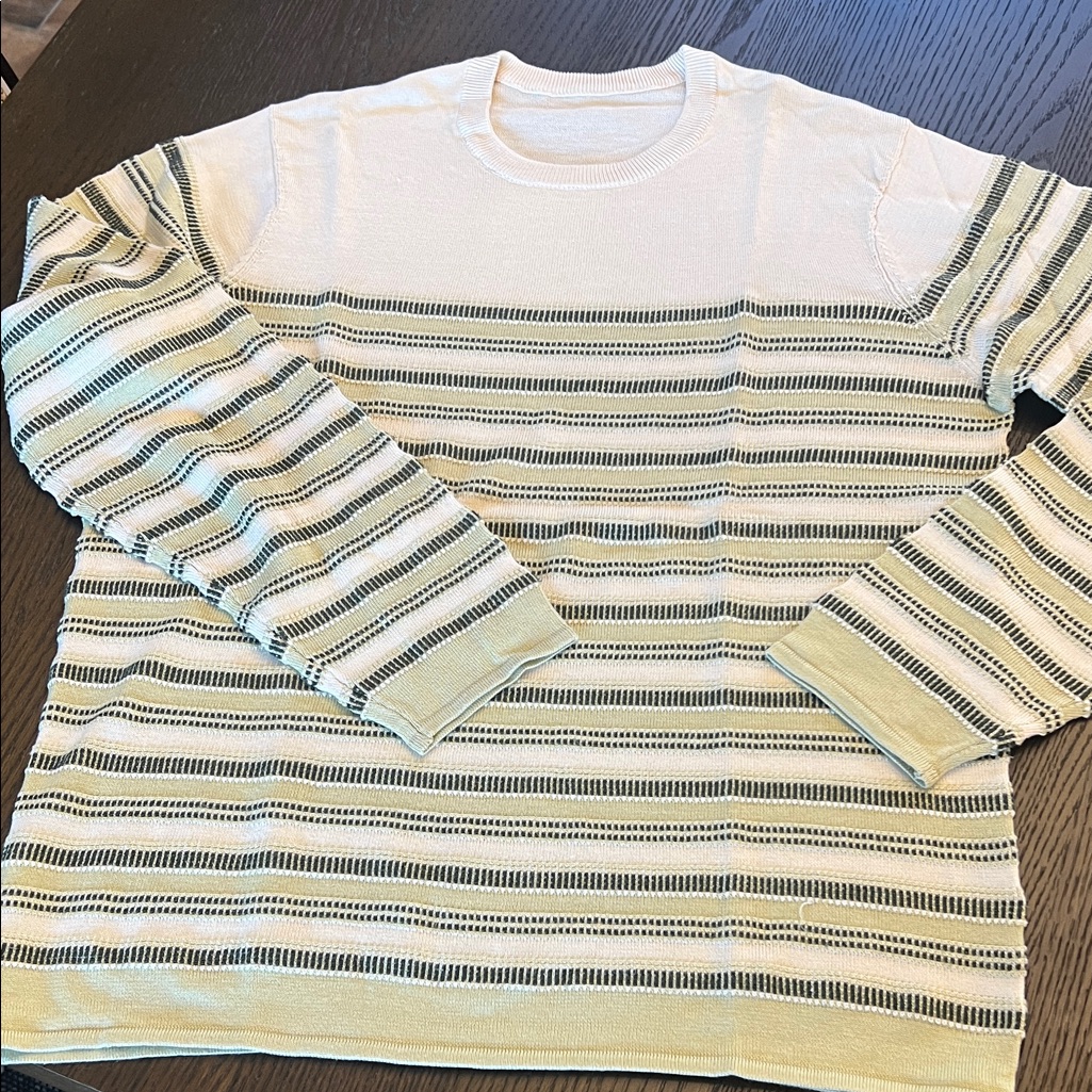 Men’s Striped Long Sleeve Sweater